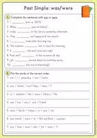 anteprima - Esercizi - Simple Past – Mega Pacchetto di Schede Didattiche (15+ pagine) – Inglese - Pagina 1