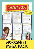 anteprima - Esercizi - Passive Voice – Mega Pacchetto di Schede Didattiche (20+ pagine) – Inglese - Pagina di copertina