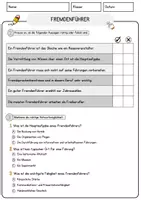 Vorschau - Arbeitsblätter - Fremdenführer Beruf Arbeitsblätter mit Fragen + Lösungen Deutsch DaZ AB - Seite 2