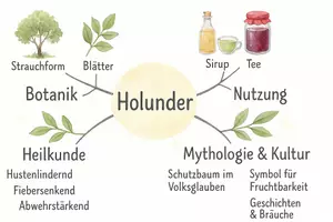 Vorschau - Arbeitsblätter - AB mit Fragen zum Thema "Holunder" + Lösungsblatt + Mindmap + Infografik - Seite 2