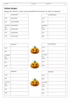Vorschau - Arbeitsblätter - Verben beugen - Deckblatt