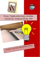 Vorschau - Arbeitsblätter - Materialpaket Tagebucheintrag schreiben - Deckblatt