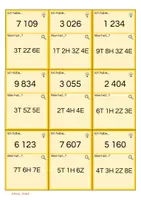 Vorschau - Spiele - Lesepiel - Zahlen bis 10.000 (Stellenwerte-> Zahl) - Seite 3