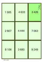 Vorschau - Spiele - Lesepiel - Zahlen bis 10.000 (Dienes -> Zahl) - Seite 2