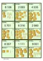 Vorschau - Spiele - Lesepiel - Zahlen bis 10.000 (Dienes -> Zahl) - Seite 3