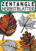 Vorschau - Mal- und Bastelvorlagen - 🍂 Zen-Kunst Herbstblätter als Fensterbilder zum Ausmalen, Basteln & Dekorieren (in 2 Größen) 🍂 - Deckblatt