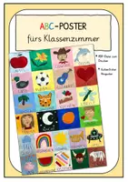 Vorschau - Poster - ABC-Poster fürs Klassenzimmer zum Drucken - Deckblatt