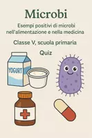 anteprima - Quiz - Esempi positivi dell'utilizzo dei microbi - Pagina di copertina