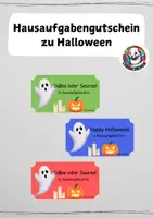 Vorschau - Anderer Materialtyp - Materialpaket Hausaufgabengutscheine - Seite 1
