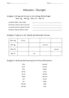 Vorschau - Arbeitsblätter - Latein Akkusativ a- und o-Deklination Arbeitsblätter - Seite 3