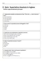 anteprima - Quiz - Quiz: Superlativo Assoluto - Pagina 1