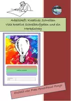 Vorschau - Stundenentwürfe - Kreatives Schreiben zu Bildern (verschiedene Aufgaben) - Deckblatt
