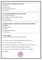 anteprima - Esercizi - Analizzare le principali strutture cellulari (nucleo, mitocondri, membrana plasmatica) e le loro funzioni - Pagina 3
