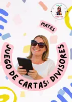 Vista previa - Unidades / Secuencias / Situaciones de Aprendizaje - JUEGO DE CARTAS DIVISORES - Portada