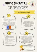 Vista previa - Unidades / Secuencias / Situaciones de Aprendizaje - JUEGO DE CARTAS DIVISORES - página 3