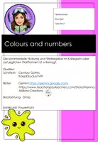 Vorschau - Arbeitsblätter - Colours and numbers/Farben und Zahlen Englisch - Seite 1