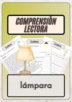 Vista previa - Hojas de trabajo - Comprensión lectora – lámpara + soluciones (con reserva didáctica) - Portada