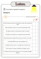 Vista previa - Hojas de trabajo - Comprensión lectora – lámpara + soluciones (con reserva didáctica) - página 2