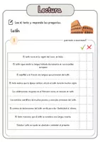 Vista previa - Hojas de trabajo - Comprensión lectora – latín + soluciones (con reserva didáctica) - página 2