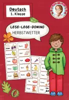 Vorschau - Fördermaterial/Inklusion - Herbst: Lese-Lege-Domino „Herbstwetter“ für die 1./2. Klasse (FREEBIE) - Deckblatt
