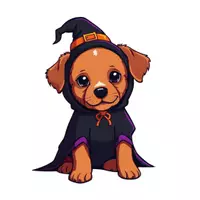Vorschau - Bildkarten - Cliparts-Set: Cartoon Halloween Tiere - Seite 3