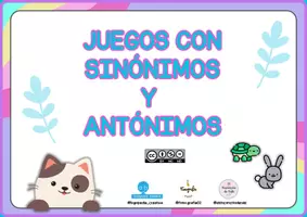 Vista previa - Juegos / Gamificación - Juegos de sinónimos y antónimos - página 1