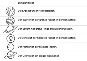 Vorschau - Arbeitsblätter - Schleichdiktat - Sätze abschreiben - Seite 2