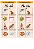 Vorschau - Aufgabenkarten - Freiarbeitsmaterial zum Buchstaben ai - Deckblatt