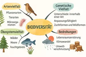 Vorschau - Arbeitsblätter - Arbeitsblatt "Biodiversität - Vielfalt des Lebens auf der Erde" + interaktive Lösung & MP3 + Mindmap + Infografik - Seite 2