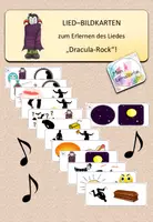 Vorschau - Bildkarten - Lied-Bildkarten: "Dracula Rock" - Deckblatt