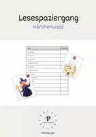Vorschau - Arbeitsblätter - Lesespaziergang: Märchenwald - Deckblatt