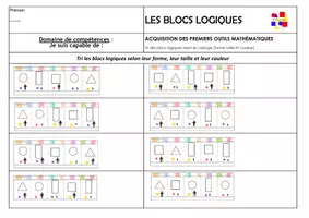 Aperçu - Apprentissages en autonomie - fiche suivi BAC blocs logiques + codage - Page de couverture