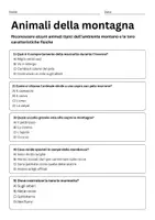 anteprima - Quiz - Quiz: riconoscere gli animali montani - Pagina 1