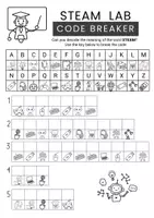 anteprima - Altro tipo di materiale - STEAM LAB CODE BREAKER Worksheet - Pagina di copertina