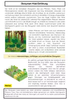 Vorschau - Arbeitsblätter - Ökosystem Wald: Einführung - Biodiversität, Funktionen, Schutz - Seite 1