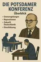 Vorschau - Arbeitsblätter - Die Potsdamer Konferenz - Überblick zur Prüfungsvorbereitung - Deckblatt
