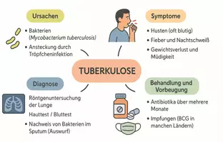 Vorschau - Arbeitsblätter - AB mit Fragen zum Thema "Tuberkulose" + Lösungsblatt + Mindmap + Infografik - Seite 2