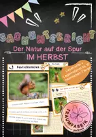 Vorschau - Stationenlernen - Tiere und Pflanzen im Herbst - Kartei + Legematerial - Seite 1