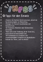 Vorschau - Stationenlernen - Tiere und Pflanzen im Herbst - Kartei + Legematerial - Seite 3