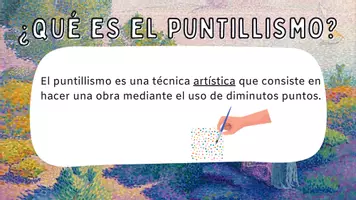 Vista previa - Hojas de trabajo - Plástica. El puntillismo. - página 1