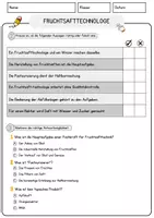 Vorschau - Arbeitsblätter - Fruchtsafttechnologe Beruf Arbeitsblätter mit Fragen + Lösungen Deutsch DaZ AB - Seite 2