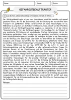 Vorschau - Arbeitsblätter - Gefahrgutbeauftragter Beruf Arbeitsblätter mit Fragen + Lösungen Deutsch DaZ AB - Seite 1