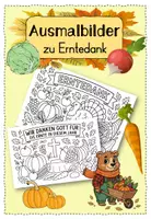 Vorschau - Mal- und Bastelvorlagen - Ausmalbilder zu Erntedank - Deckblatt