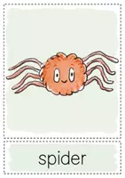 Vorschau - Bildkarten - Itsy bitsy spider (Flashcards grün) - Seite 3