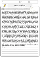 Vorschau - Arbeitsblätter - Gesetzeshüter Beruf Arbeitsblätter mit Fragen + Lösungen Deutsch DaZ AB - Seite 1