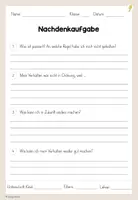 Vorschau - Arbeitsblätter - Nachdenkaufgabe - Seite 2