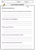 Vorschau - Arbeitsblätter - Glasfasertechniker Beruf Arbeitsblätter mit Fragen + Lösungen Deutsch DaZ AB - Seite 3