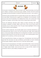 Vorschau - Arbeitsblätter - Lesetexte und Fragen zu Waldtieren - Seite 1