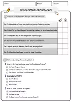 Vorschau - Arbeitsblätter - Großhandelskaufmann Beruf Arbeitsblätter mit Fragen + Lösungen Deutsch DaZ AB - Seite 2