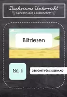 Vorschau - Präsentationen/Tafelbilder - Blitzlesen zu den Buchstaben Nn Ii - Jojo - Pptx - Deckblatt